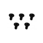 M3 x 6 AL7075 Flat Head Hex Socket - Machine (5 Pcs) Black